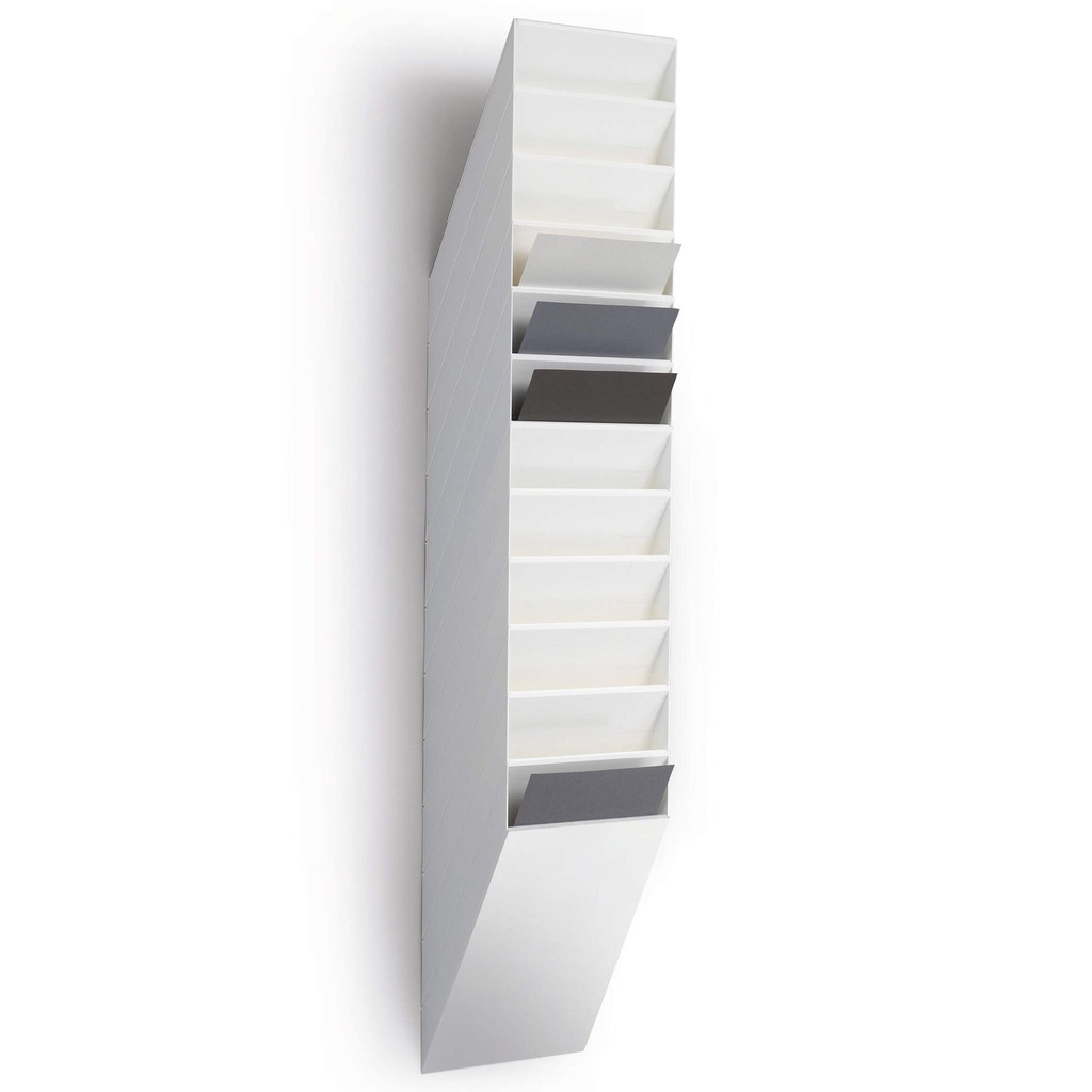 Flexifack 12-fack stående vit