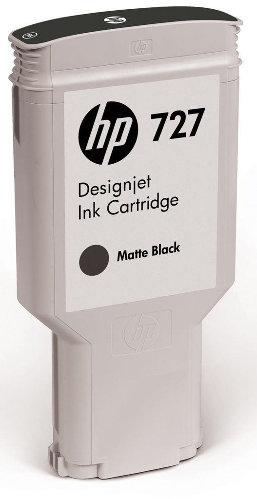 Bläckpatron HP No 727 mattsvart 300 ml