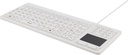 Tangentbord IP68 touchpad Vit Deltaco