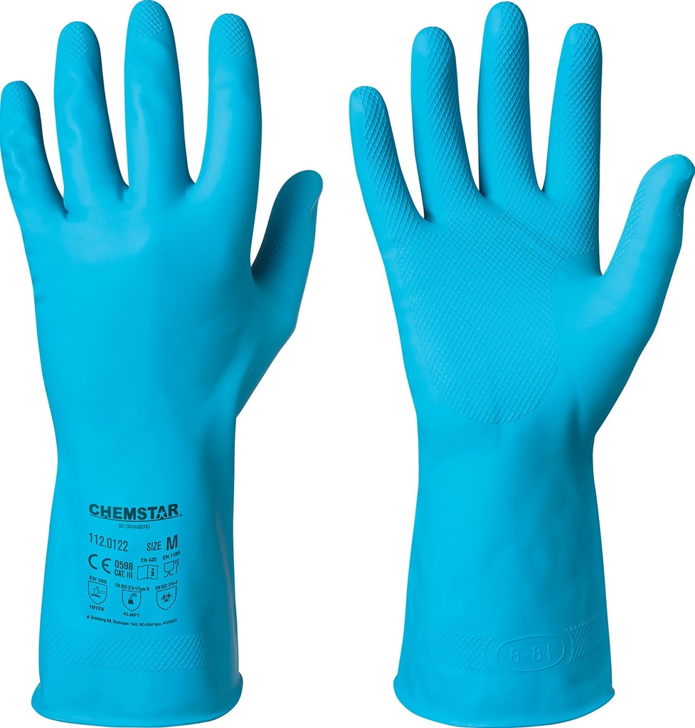Handske kemikalieresistent latex S Chemstar