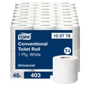 Toalettpapper Universal 1-lag T4 6 rullar/fp