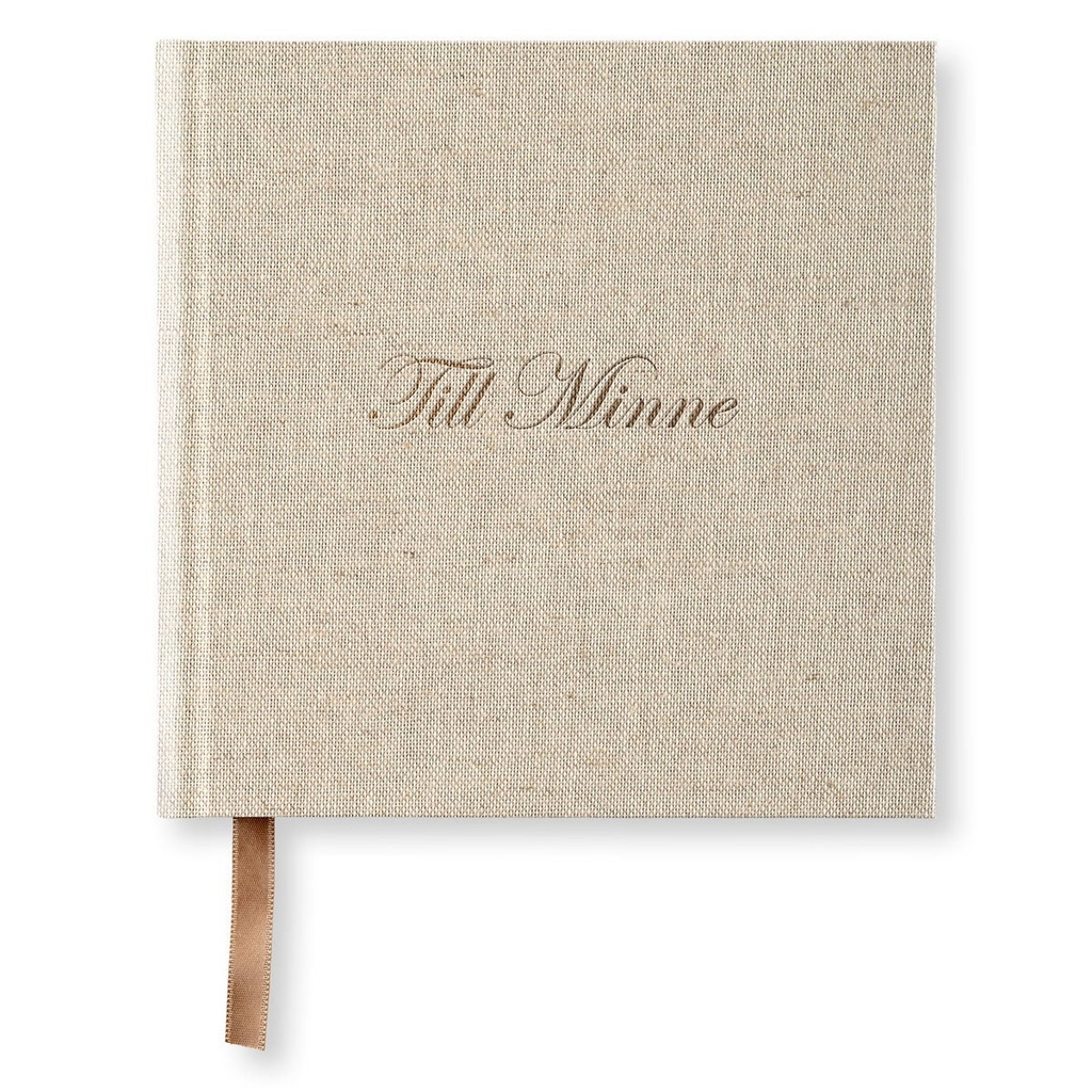 Bok Paperstyle Till Minne Rough linen