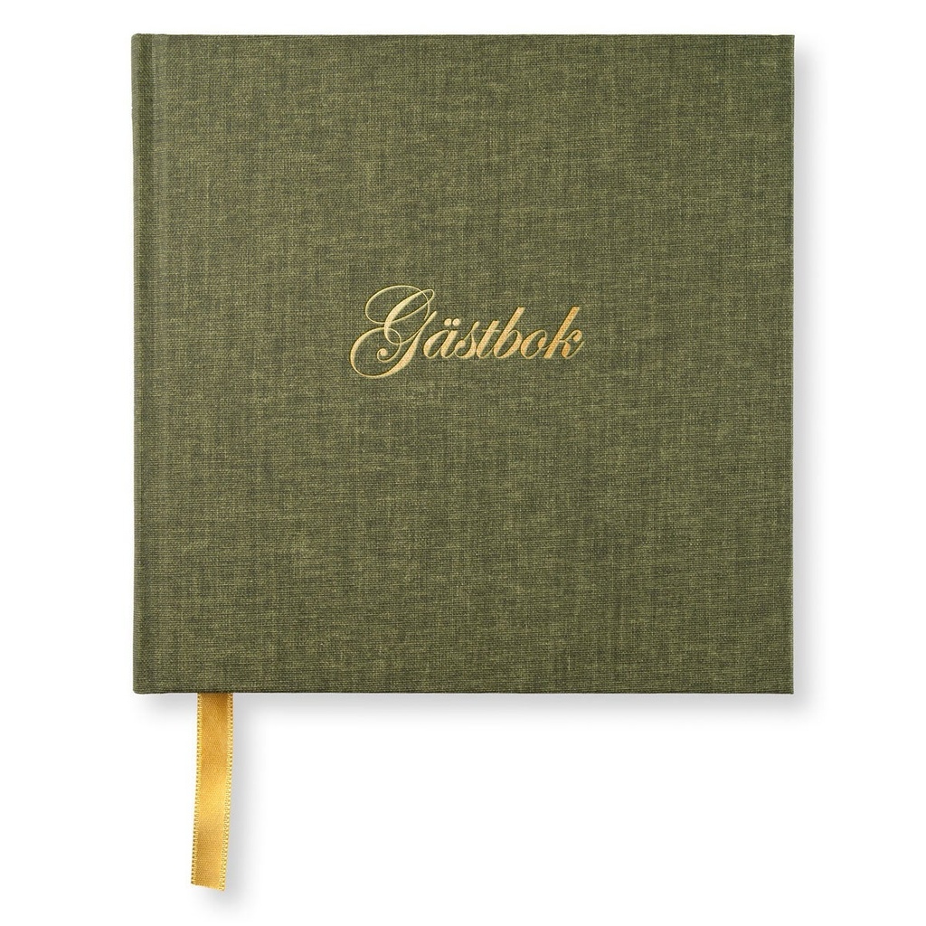 Gästbok Paperstyle Khaki green