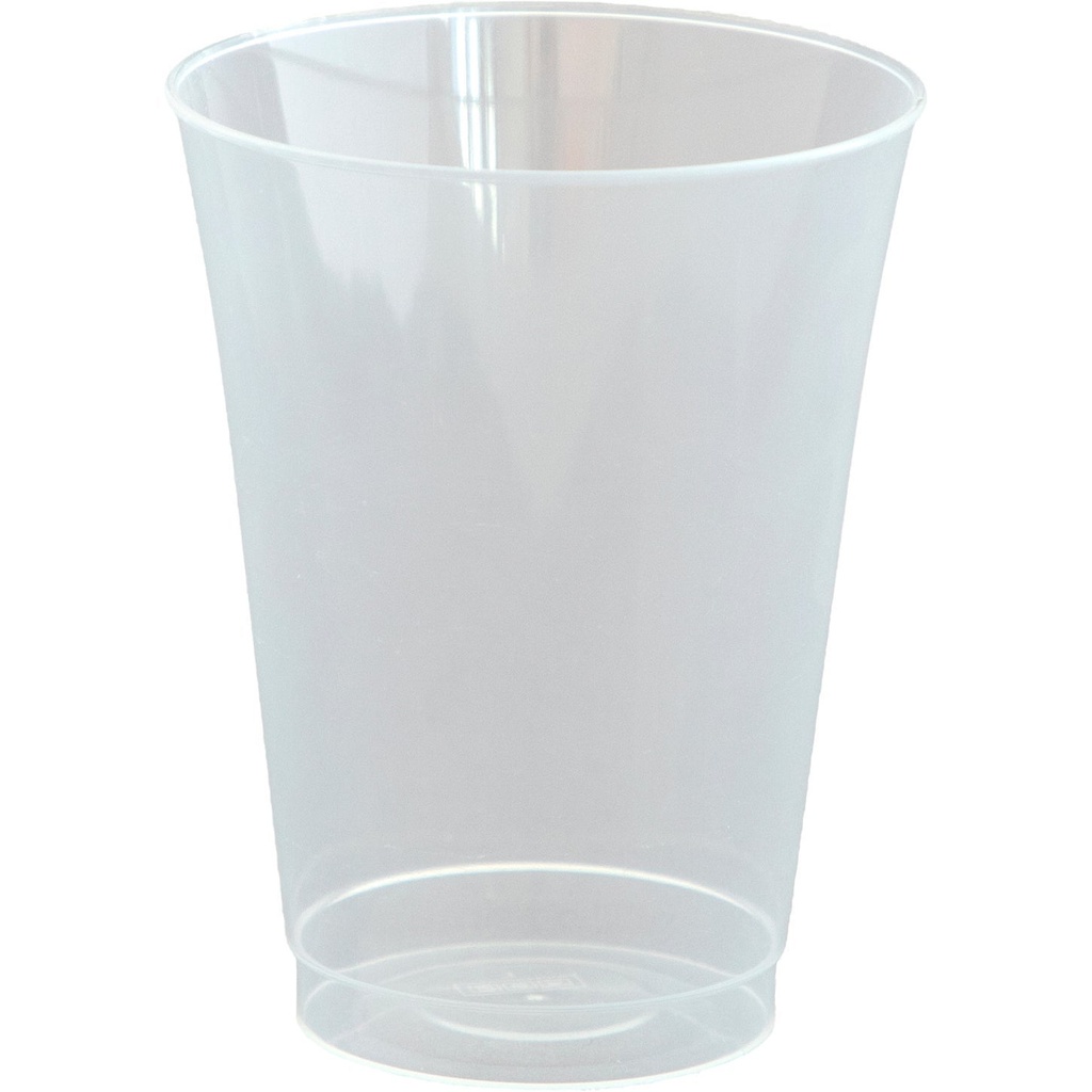 Plastglas flergångs klar 20 cl 50-pack