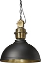 Taklampa Manchester Svart / Mässing 52 cm