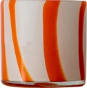 Vas/Ljuslykta Calore Curve XS orange/vit