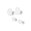 Väggkrok Ponto 4-set LilyWhite