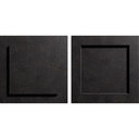 Ljudabsorbent Modern 2-pack svart