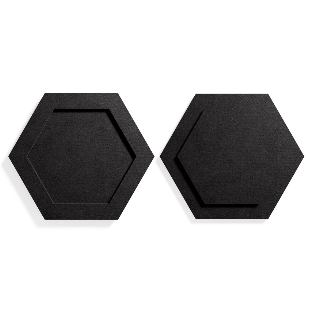 Ljudabsorbent Edge 2-pack svart