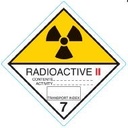 Farligt gods-etiketter 7.2 Radioactive II 250 st/rulle