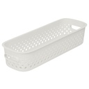Förvaringslåda Essence Slim 29,5x10x6,5cm Vit