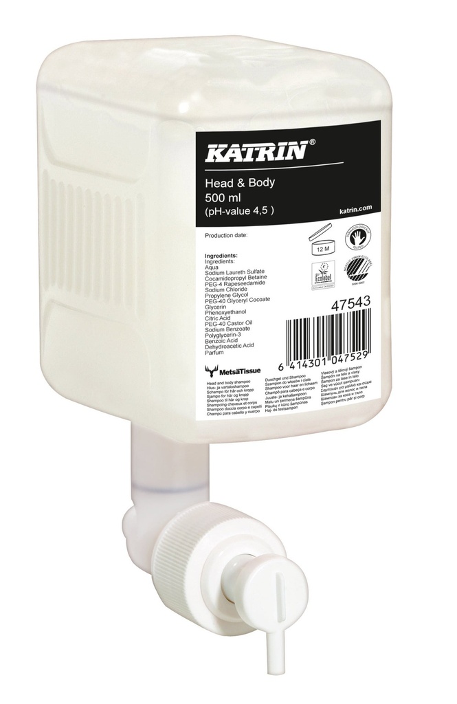 Duschtvål & Schampo 500 ml Katrin