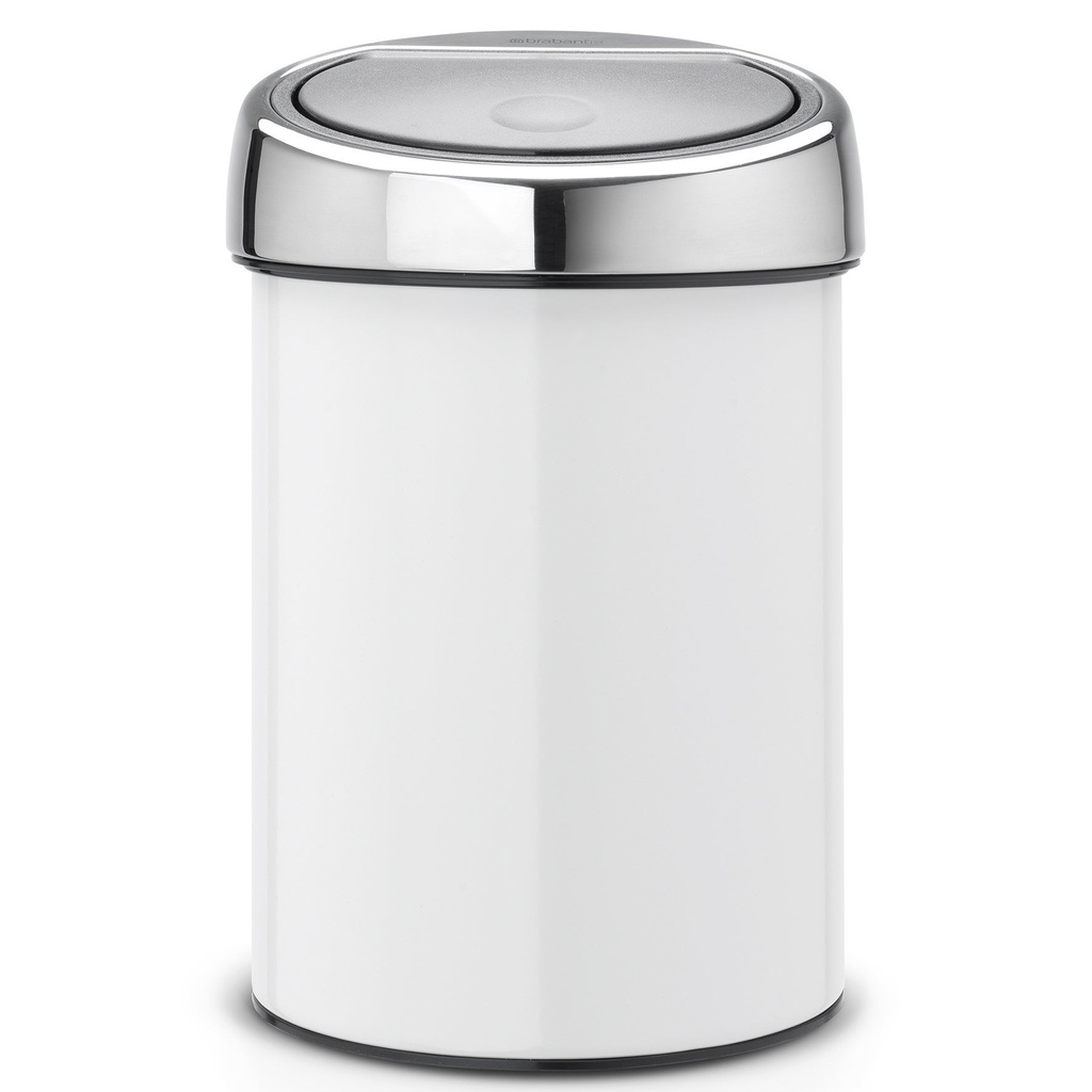 Avfallshink Touch Bin 3 liter vit