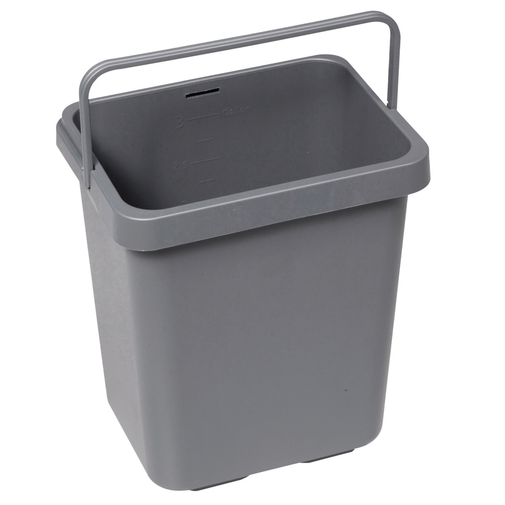 Duklåda 12 liter grå