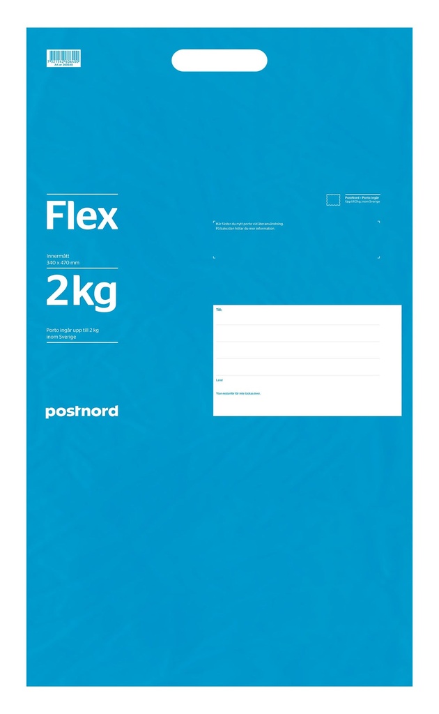 Påse Flex Blå