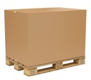 Pallbox/Halvpallscontainer 780x580x680/620/480/380 mm
