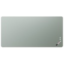 Glastavla matt rundade hörn 100x200 cm sage green