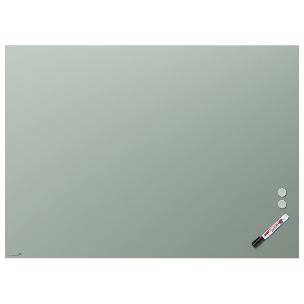 Glastavla matt 90x120 cm sage green