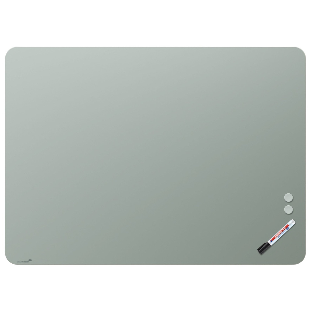 Glastavla matt rundade hörn 90x120 cm sage green