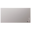 Glastavla matt 100x200 cm warm grey