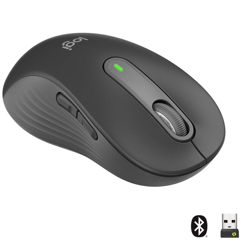 Datormus Signature M650 L trådlös grafit