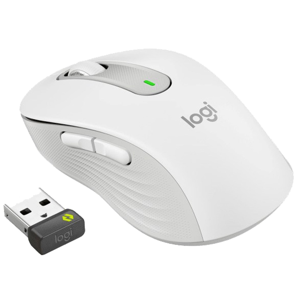 Datormus Signature M650 L trådlös vit