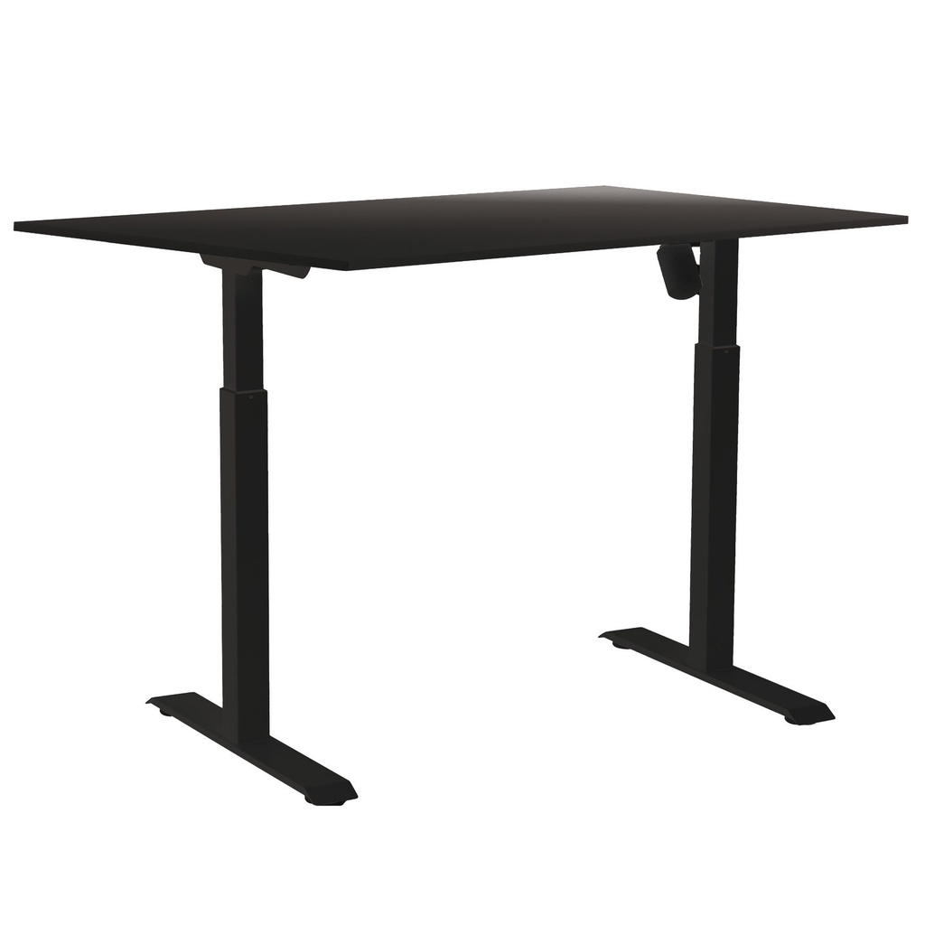 Skrivbord el Easydesk Adapt I 160x80 cm svart