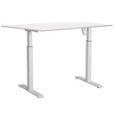 Skrivbord el Easydesk Adapt I 160x80 cm vit