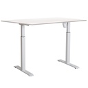 Skrivbord el Easydesk Adapt I 140x80 cm vit