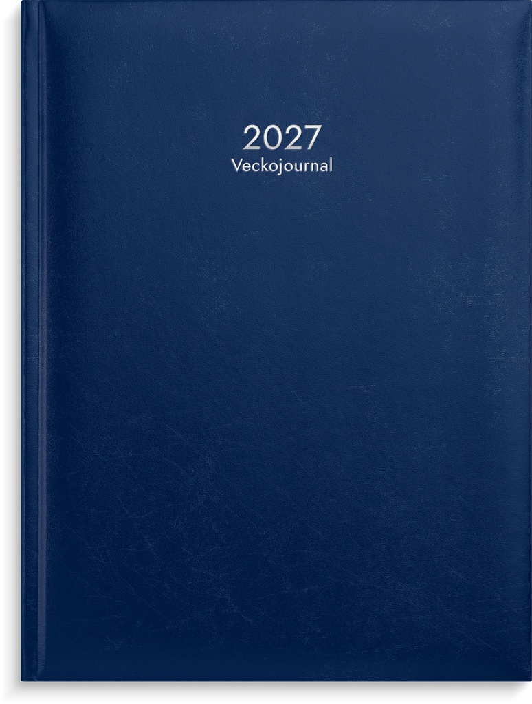 Veckojournal 2027 blå
