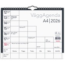 Väggkalender 2026 agenda A4