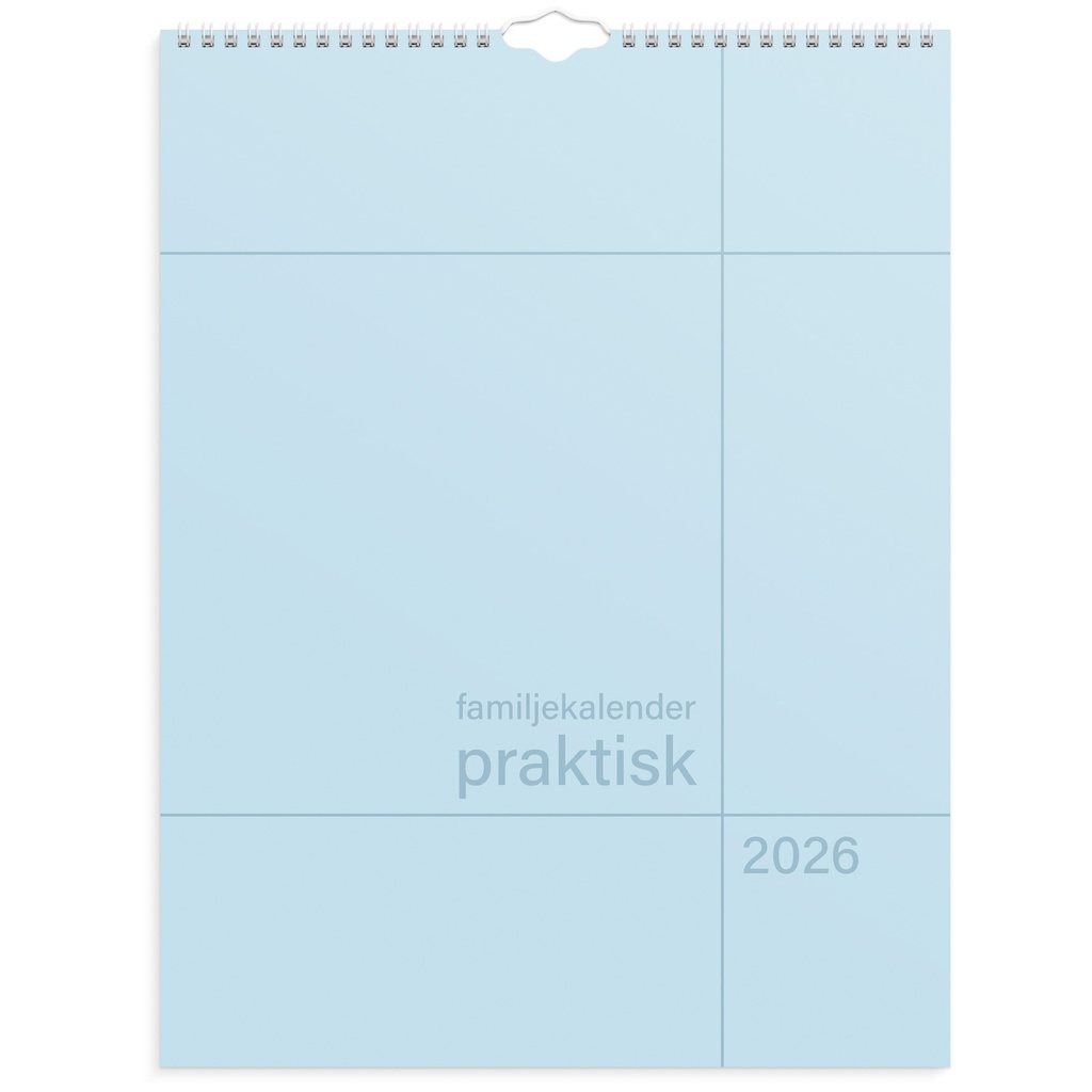 Familjekalender 2026 Praktisk