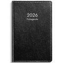 Fickagenda 2026 sv konstläder