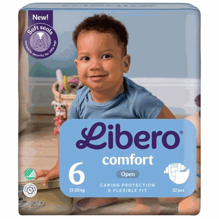 Blöjor Libero Comfort 6, 13–20 kg 32-pack
