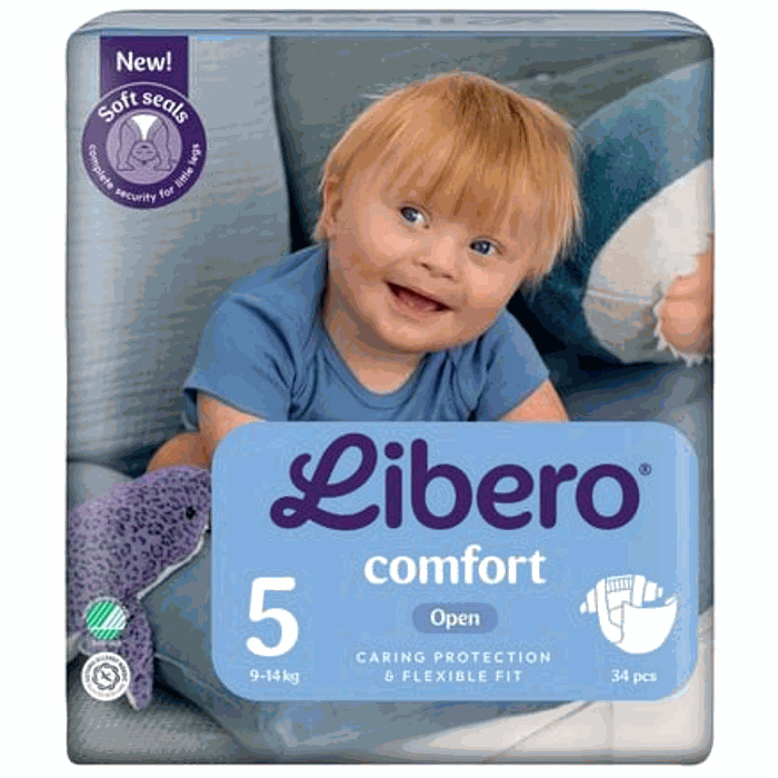 Blöjor Libero Comfort 5, 9–14 kg 34-pack
