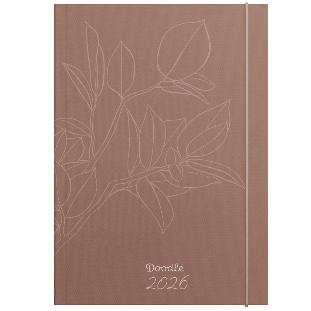 Kalender 2026 Doodle inbunden