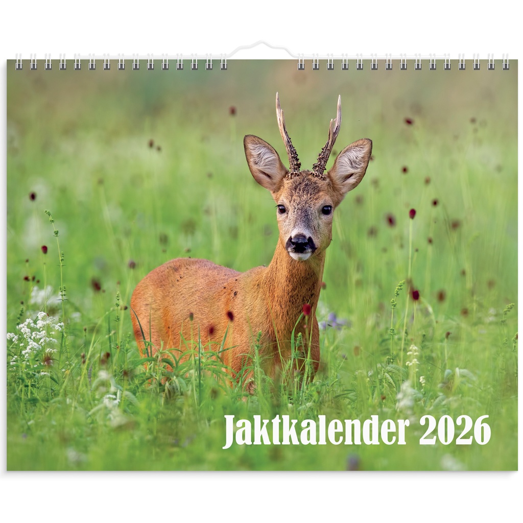 Väggkalender 2026 Jaktkalender