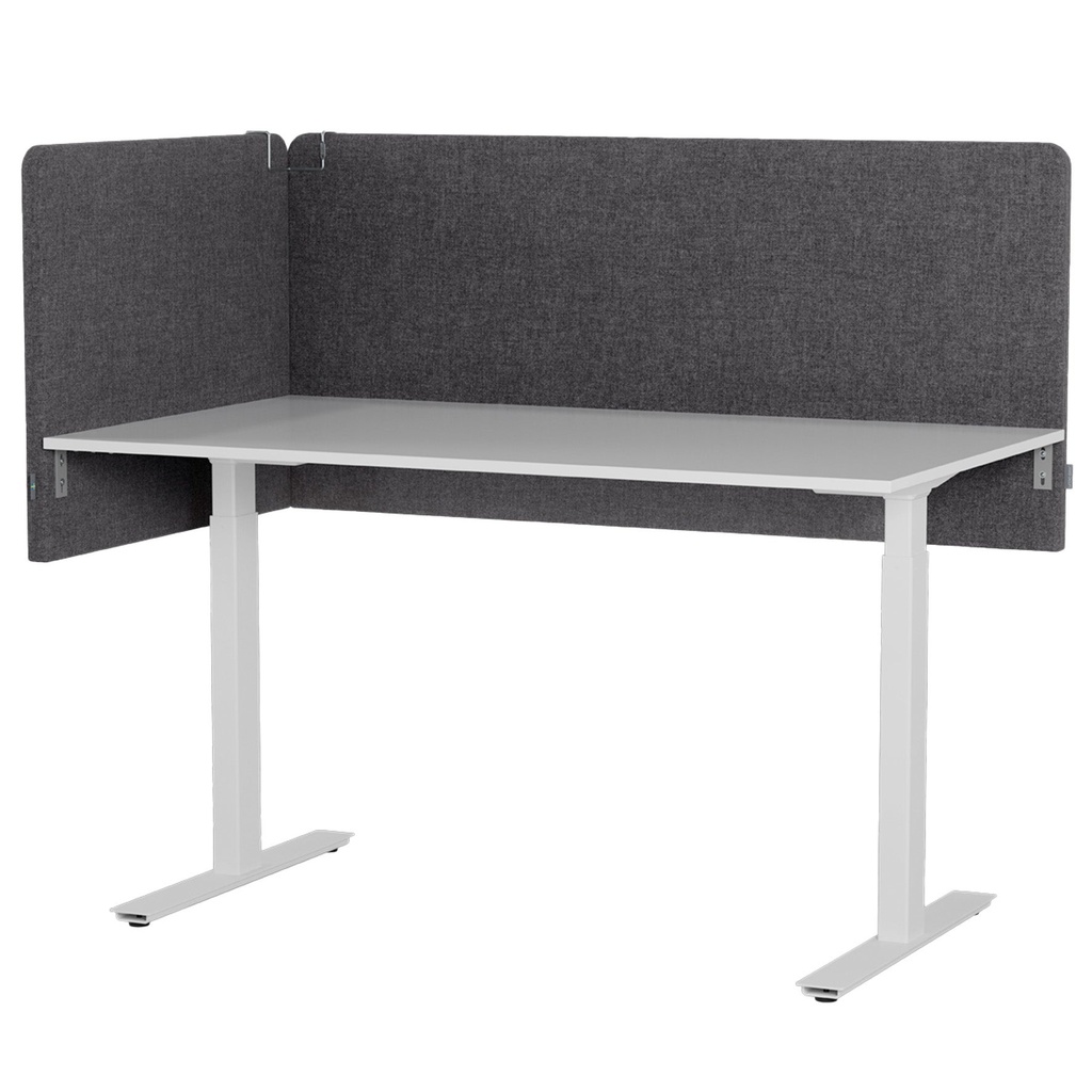 Bordsskärm Selma 800 x 650 mm Mörkgrå