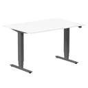 Skrivbord el höj- och sänkbart Ergofunk Max 120x80 cm vit/antracit