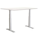 Skrivbord el Easydesk Adapt VI 160x80 cm vit