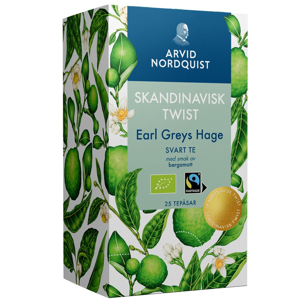 Te Skandinavisk Twist Earl Greys Hage 25-pack