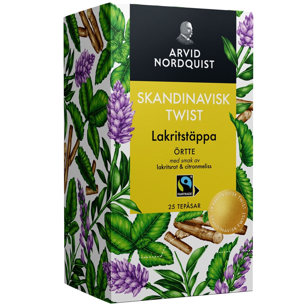 Te Skandinavisk Twist Lakritstäppa örtte 25-pack