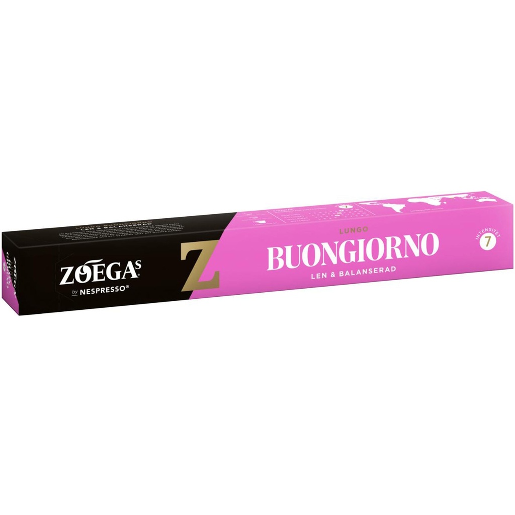 Kaffekapslar Lungo Buongiorno 10-pack Zoégas