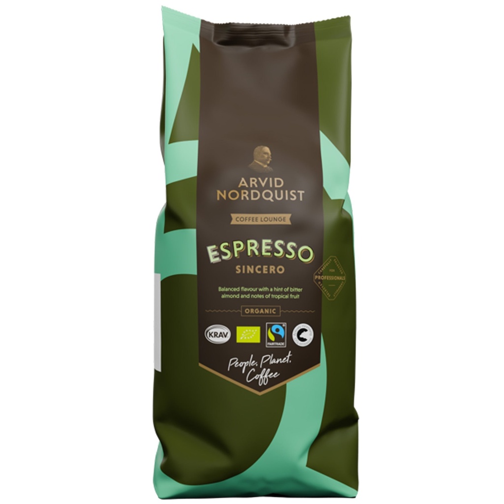 Kaffebönor hela Sincero Espresso 1 kg Arvid Nordquist