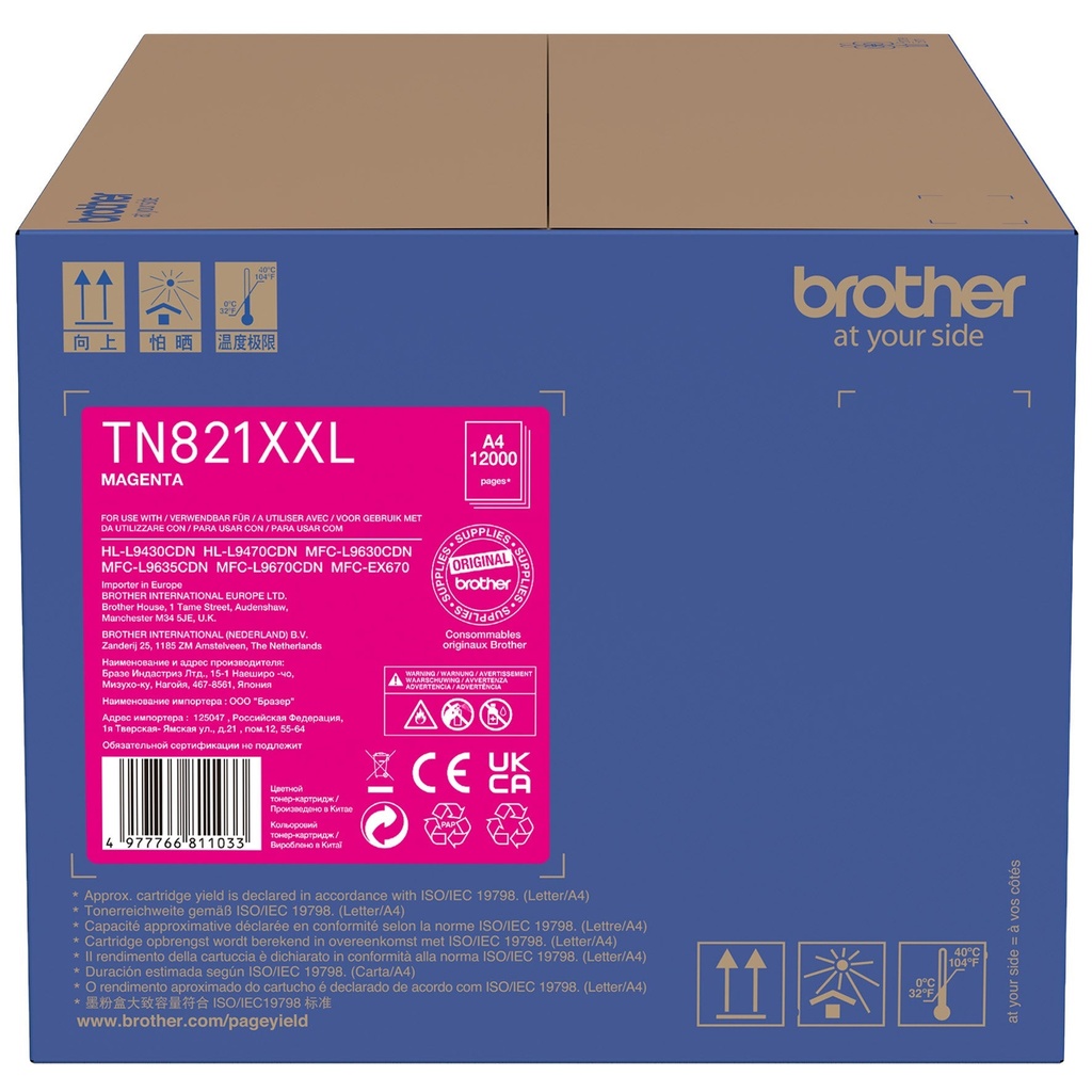 Toner Brother TN821XXLM 12K Ma