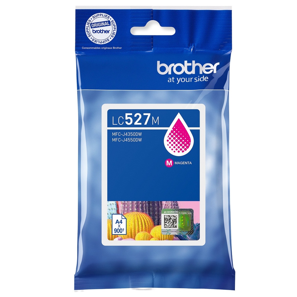 Bläckpatron Brother LC527M 0,9K magenta