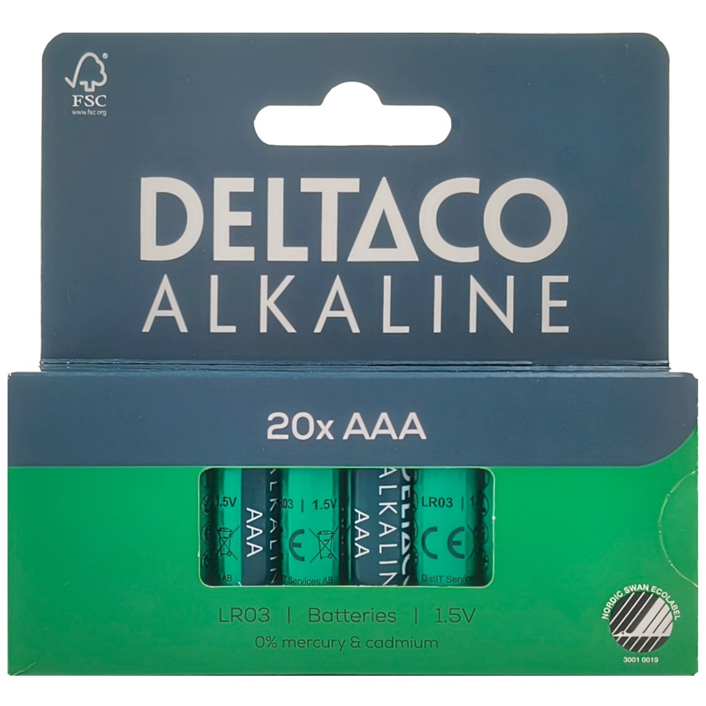 Batteri Ultimate Alkaline AAA LR03 20-pack