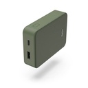 Powerbank 10000mAh USB-C+A Grön