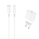 Laddare 1xUSB-C PD 20W Lightning till USB-C MFI C94
