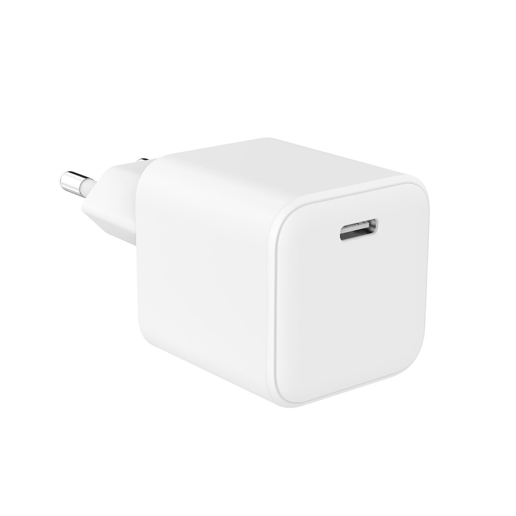 Laddare 220V 1xUSB-C PD/PPS 45W GaN vit